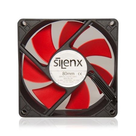 SILENX SilenX EFX-08-15 80 mm. 15 DBA Fluid Dynamic Bearing Fan EFX-08-15
